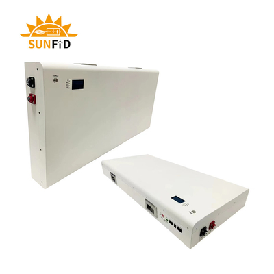 7200WH Ultra İnce Bıçak Lifepo4 Pil Powerwall 48V Solar Ev Güç Sistemi