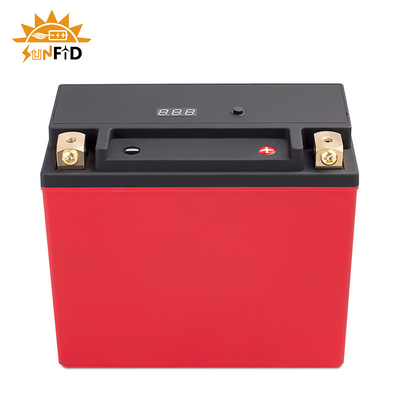 BMS 7-A Start Stop Piller ile Şarj Edilebilir Motosiklet Lityum Pil 12V 6ah