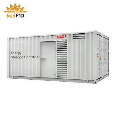 1000 1500Kwh Ticari Güneş Pili Depolama Sistemleri 2000 2500Kwh 20FT 40FT Konteyner