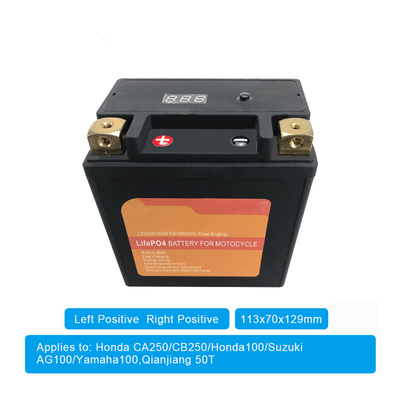BMS Starter Stop Pilleri ile Motosiklette 4AH 12V Lityum Pil
