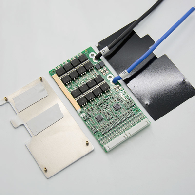 50A BMS Lityum İyon Pil 17s 60V Sıcaklık Kontrolü ile Pcm Pcb Koruma Levhası Ebike Elektrikli Bisiklet