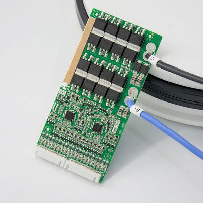 50A BMS Lityum İyon Pil 17s 60V Sıcaklık Kontrolü ile Pcm Pcb Koruma Levhası Ebike Elektrikli Bisiklet