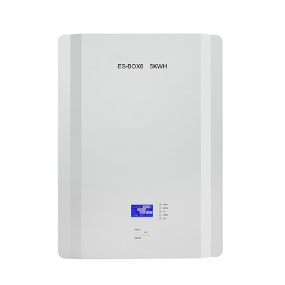 Solar ESS Lityum İyon Pil Güç Duvarı 5kwh 51.2V 48V LiFePO4