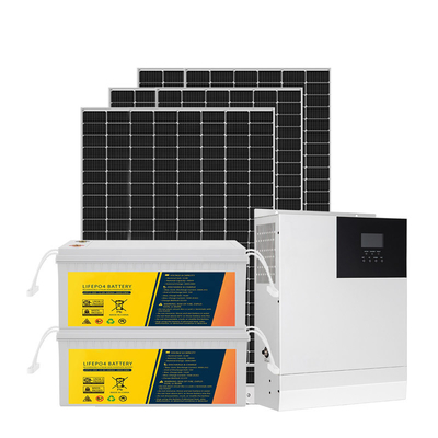 3KW Off Grid Ev Güneş Sistemi Kiti 50HZ 60HZ MPPT 110-250V