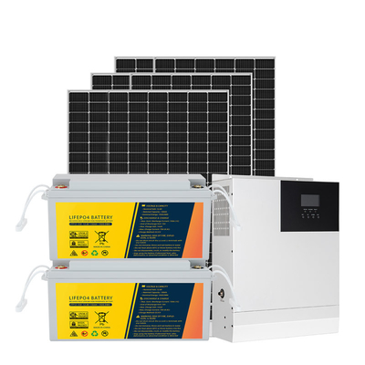 6KW 5KW Kapalı Izgara Güneş Enerjisi Sistemi Pilli Fotovoltaik Güneş Enerjisi Sistemi