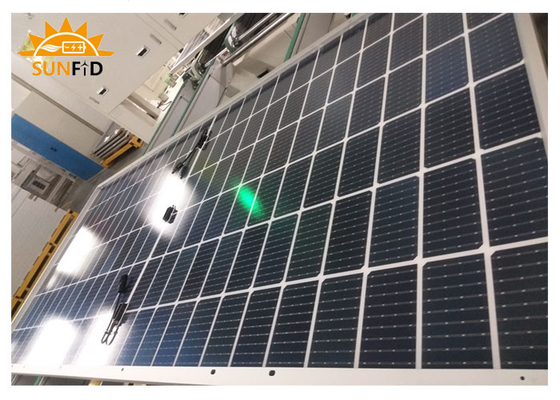 Enerji Depolama Sistemi Özelleştirilmiş Güneş Panelleri 400W Monokristal Bifacial PERC 108 Hücreler
