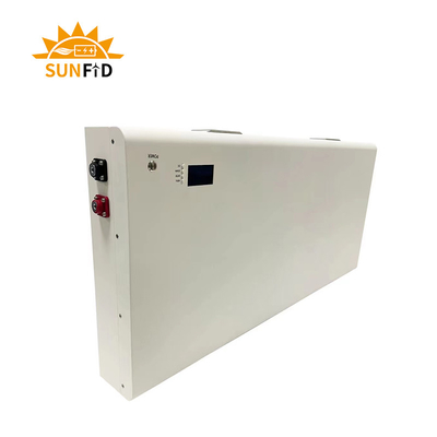 7200WH Ultra İnce Bıçak Lifepo4 Pil Powerwall 48V Solar Ev Güç Sistemi