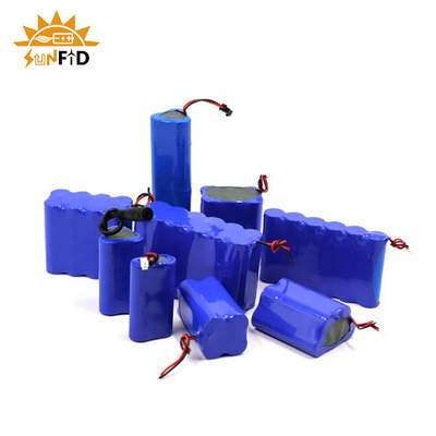 18650 Şarj Edilebilir Lityum Pil Paketi 3.7V 15.6Ah 1S6P Korumalı