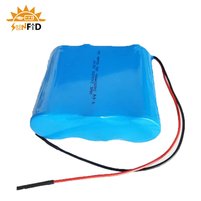 1500mah 9.6v 18650 Li Ion Şarj Edilebilir Pil Paketi