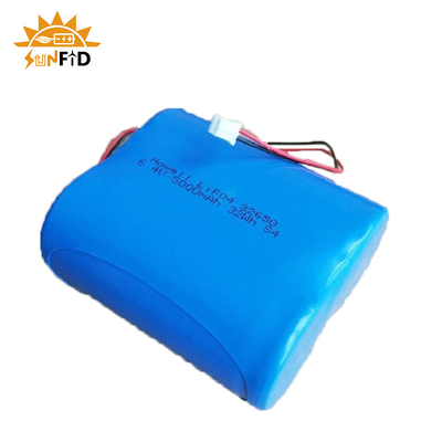 6.4v Lifepo4 Şarj Edilebilir Lityum Pil Paketi 4500mah 26650