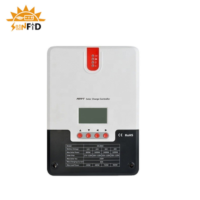 60A 12V Powerwall Lityum Pil 24V 48V LCD Güneş Enerjisi Kontrol Cihazı TTL RS485 BT