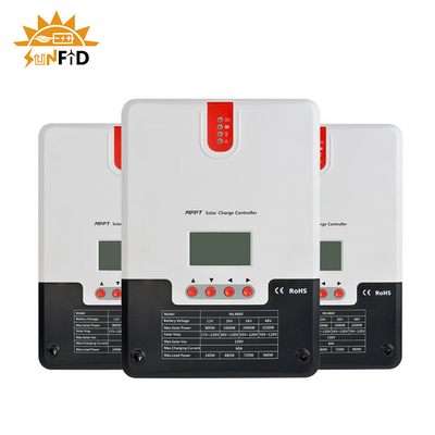 60A 12V Powerwall Lityum Pil 24V 48V LCD Güneş Enerjisi Kontrol Cihazı TTL RS485 BT
