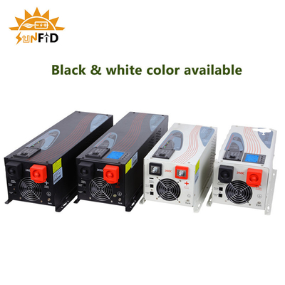 6000W DC - AC Saf Sinüs Güç Çevirici 24V 48V 120 240V LCD Ekranlı