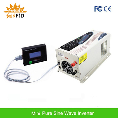 6000W DC - AC Saf Sinüs Güç Çevirici 24V 48V 120 240V LCD Ekranlı