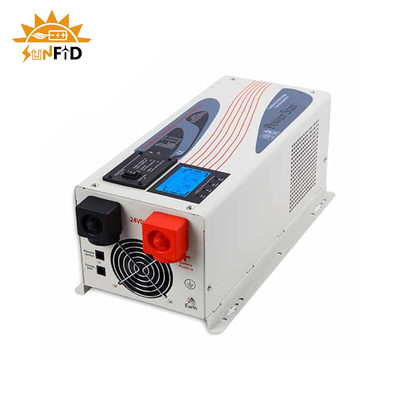 Hibrit 4000w Saf Sinüs Güç Çevirici Tek Fazlı LCD Dijital Ekran