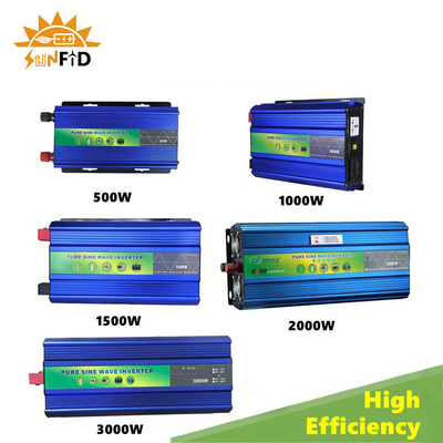 2000W 12V 24V Saf Sinüs Güç Çevirici 48V DC - AC 110V 220V