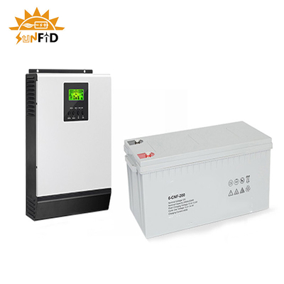Ev için 2KW Kapalı Izgara Güneş Enerjisi Sistemi 12V 400Ah Güneş Paneli Fotovoltaik Sistemi