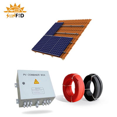 Ev için 2KW Kapalı Izgara Güneş Enerjisi Sistemi 12V 400Ah Güneş Paneli Fotovoltaik Sistemi