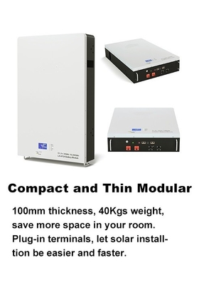 LiFePO4 Powerwall Lityum Pil 48V 100ah 5KWh Duvara Monte