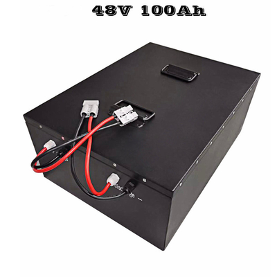 Güneş Sistemi Golf Arabası için CE 100Ah Campervan Lityum Pil 48V
