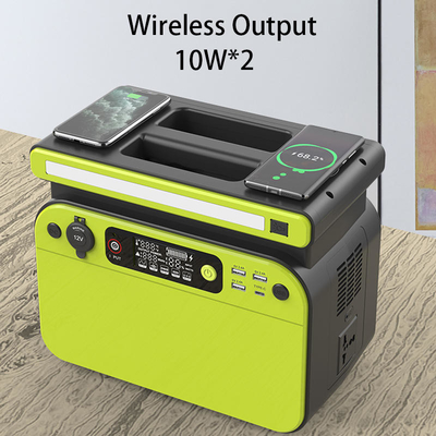 500W Dış Mekan Taşınabilir Güç İstasyonu 110V 220V LiFePO4