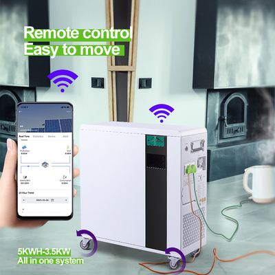 7.5KWH Konut Enerji Depolama Sistemi 5KWH Hepsi Bir Arada Lityum Piller
