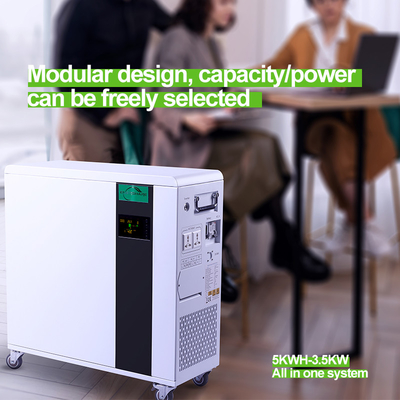 7.5KWH Konut Enerji Depolama Sistemi 5KWH Hepsi Bir Arada Lityum Piller