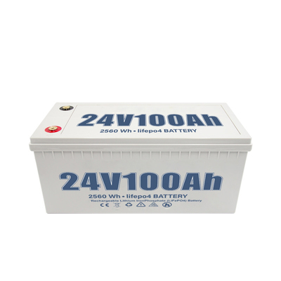 Güneş Sistemi Yat RV Araba için 100Ah 24V Derin Döngü Lityum Pil