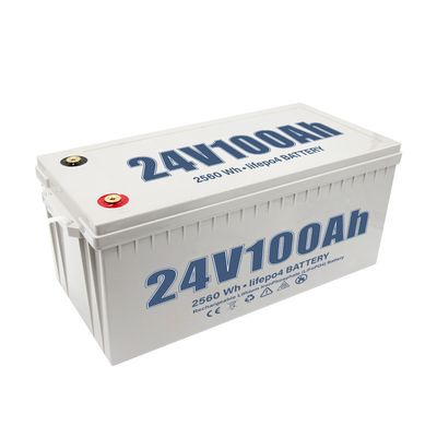 Güneş Sistemi Yat RV Araba için 100Ah 24V Derin Döngü Lityum Pil