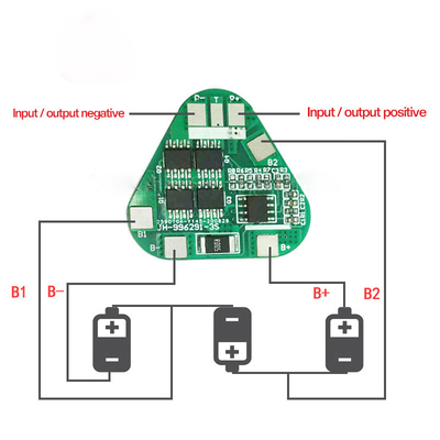 12V 100Ah 18650 BMS 3s 10A Lityum Pil için Dengeleme Meclisi Pcb