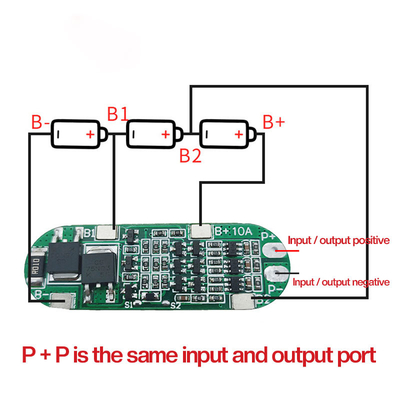 Pylontech 18650 Lityum Pil Bms 3s 12V 10amp 11.1V Lifeo4