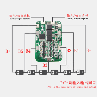 LFP için Smart Lifepo4 Lityum Pil BMS 120ah 6s Lifepo4 200ah 5a 10a