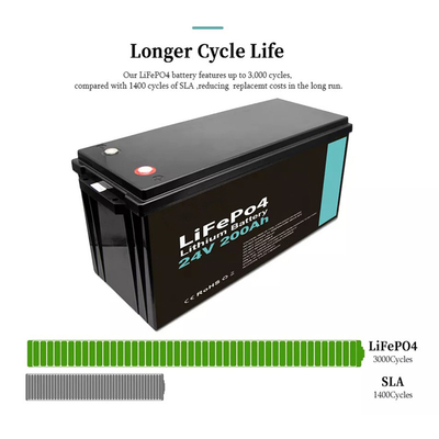 CCTV Monitör Kampı için 200A Lityum İyon Pil UPS Lifepo4 12V