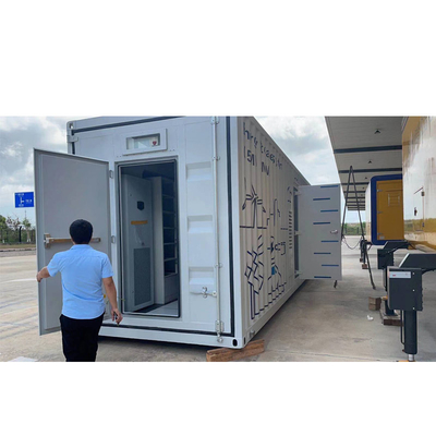 0,5MW Şebekeye Bağlı Şebekeye Bağlı Güneş Sistemi 1MWH ESS Konteyner Lifepo4 IP65 Dış Mekan
